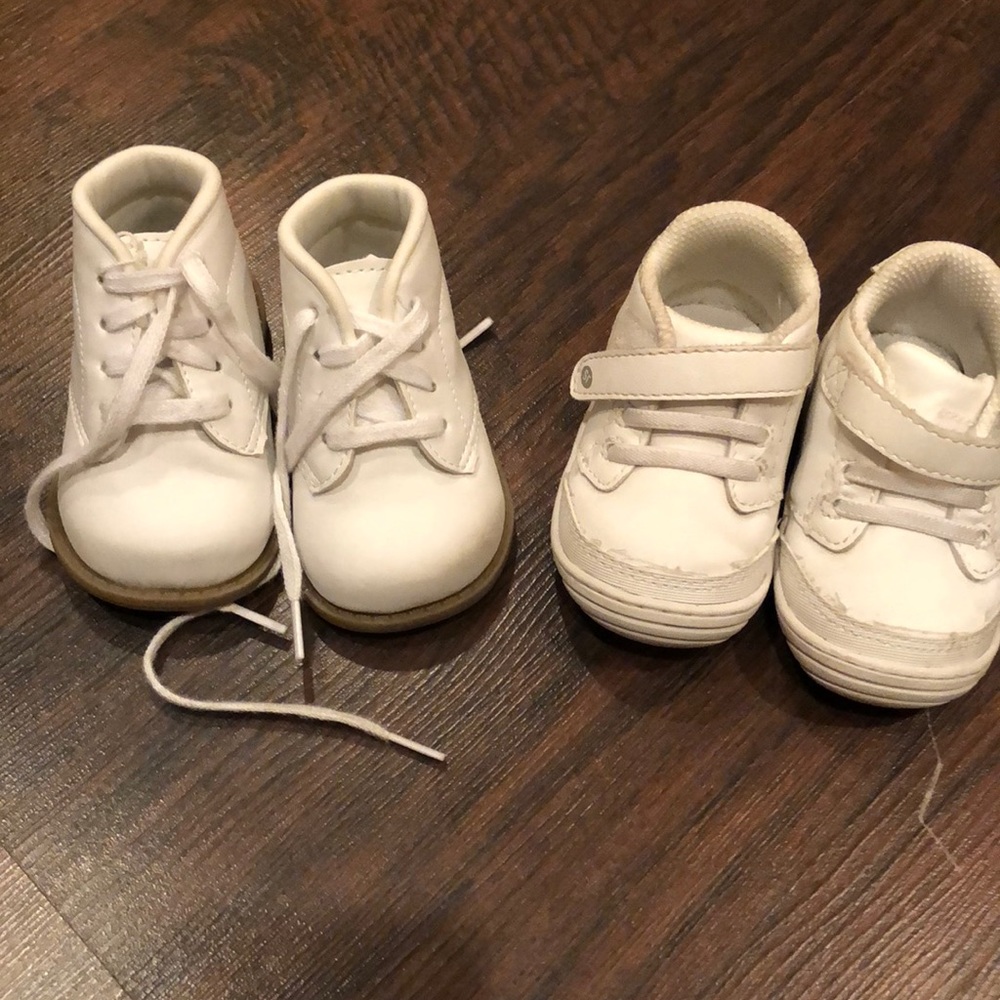 Two pairs of stride rite walking shoes